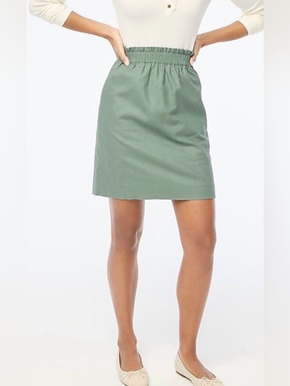J Crew Linen Blend Skirt. Ladies Size 6